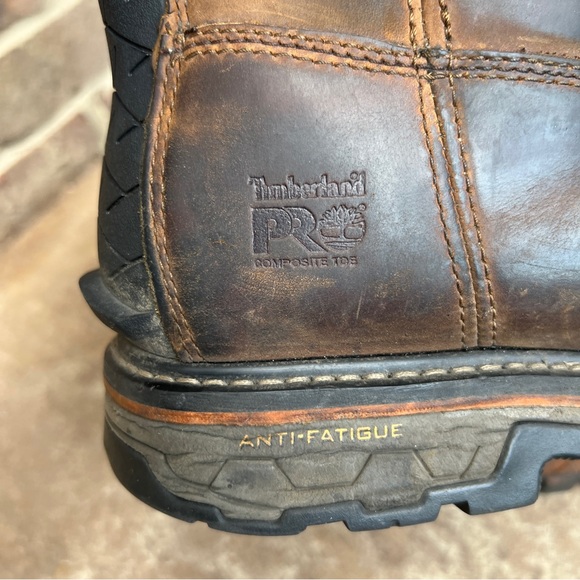 Timberland Pro Brown Work Boot Men’s Sz 11 - Picture 10 of 16